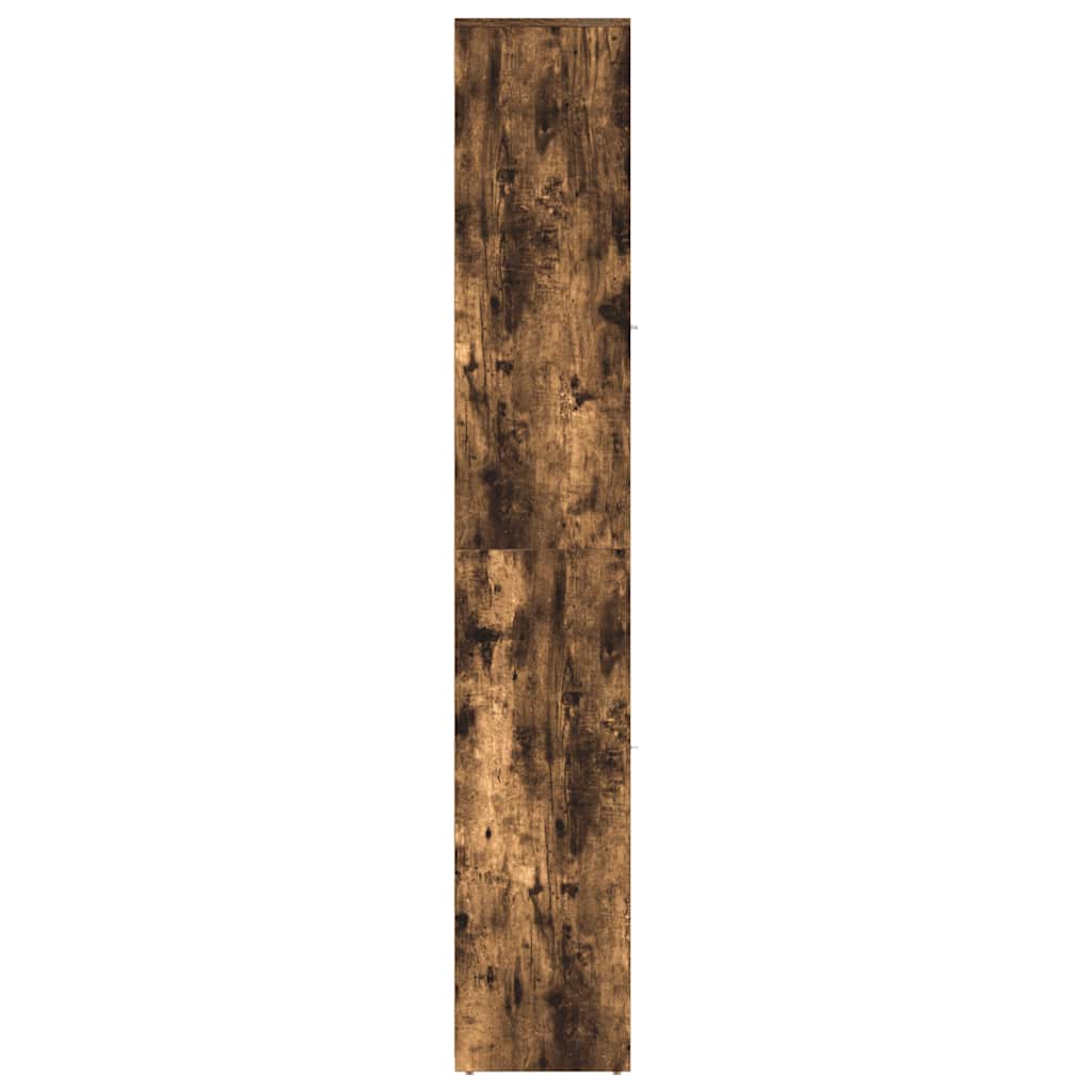 Armadietto Bagno Rovere Fumo 30x30x183,5cm Legno tecnico | homemem39