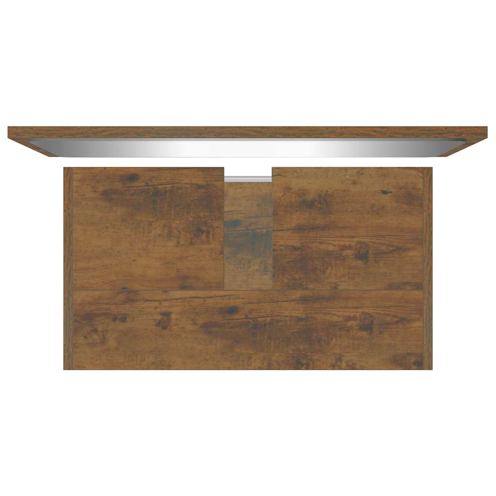 Set di Mobili da Bagno Rovere Fumo in Legno Multistrato | homemem39