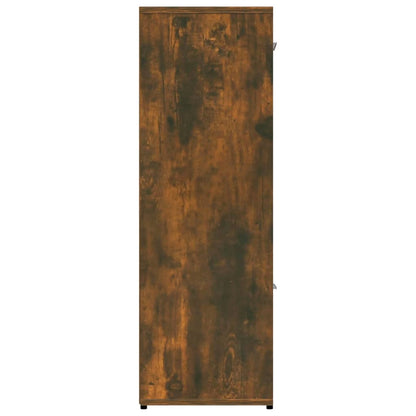 Libreria Rovere Fumo 90x30x90 cm in Legno Multistrato | homemem39