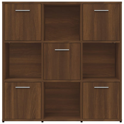 Libreria Rovere Marrone 90x30x90 cm in Legno Multistrato | homemem39