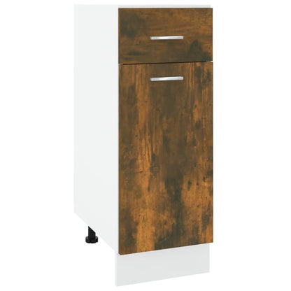 Mobile con Cassetto “Lyon” Rovere Fumo 30x46x81,5 cm - homemem39
