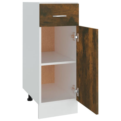 Mobile con Cassetto “Lyon” Rovere Fumo 30x46x81,5 cm - homemem39