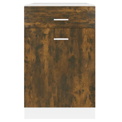 Mobile con Cassetto “Lyon” Rovere Fumo 50x46x81,5 cm - homemem39