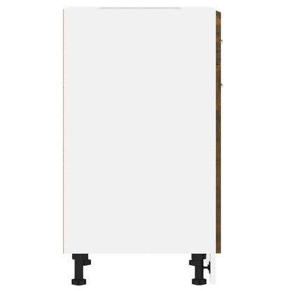 Mobile con Cassetto “Lyon” Rovere Fumo 50x46x81,5 cm | homemem39