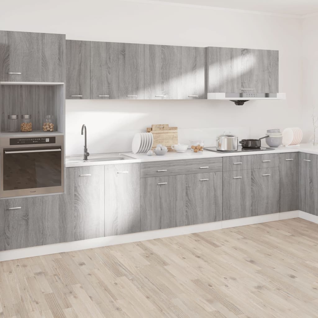 Mobile con Cassetto “Lyon” Grigio Sonoma 50x46x81,5 | homemem39