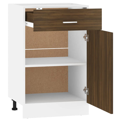 Mobile con Cassetto “Lyon” Rovere Marrone 50x46x81,5 - homemem39