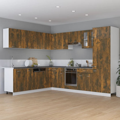 Armadietto Cucina “Lyon” Rovere Fumo 75,5x75,5x81,5 cm | homemem39