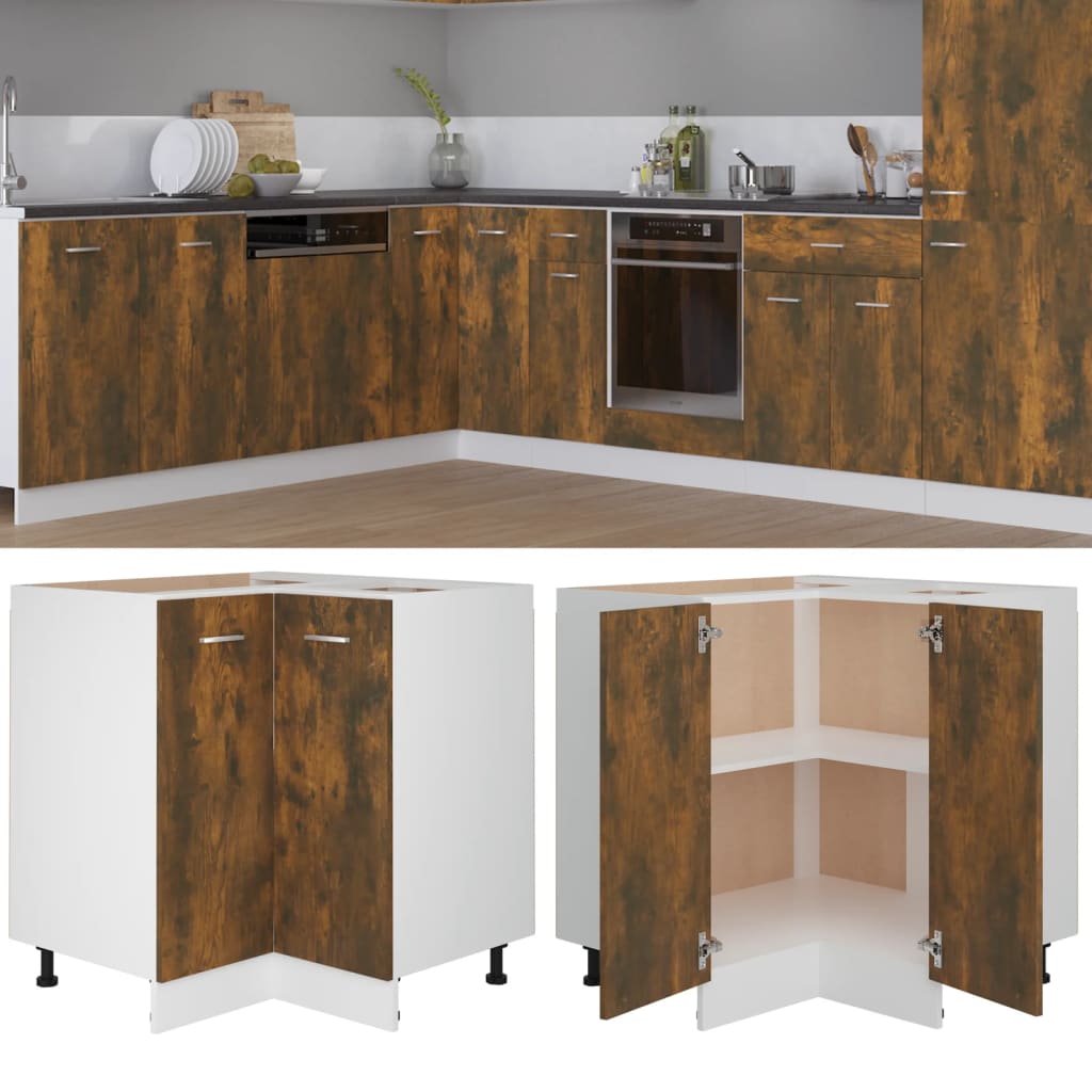 Armadietto Cucina “Lyon” Rovere Fumo 75,5x75,5x81,5 cm | homemem39