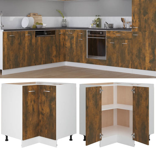 Armadietto Cucina “Lyon” Rovere Fumo 75,5x75,5x81,5 cm | homemem39