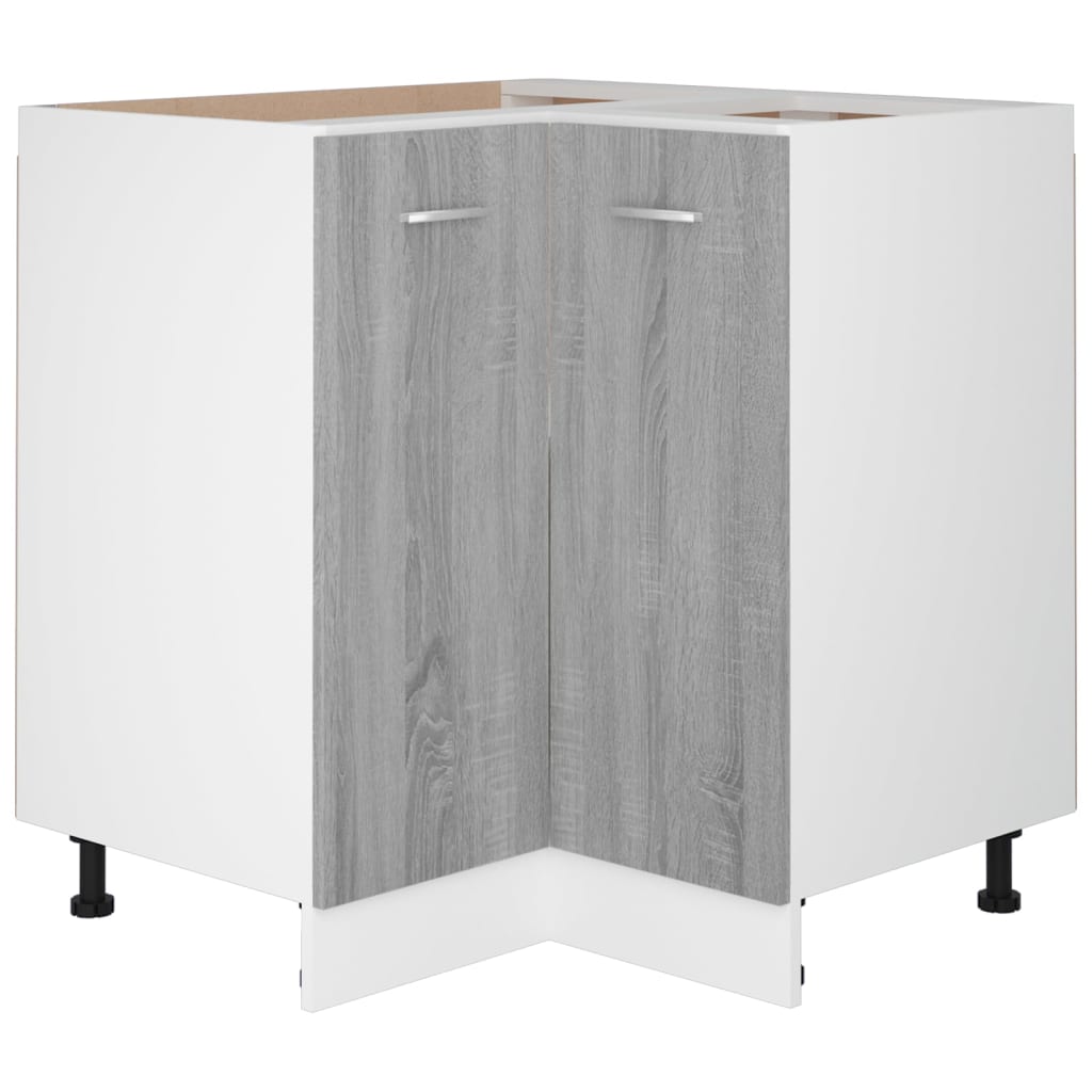 Armadietto Cucina “Lyon” Grigio Sonoma 75,5x75,5x81,5 cm | homemem39