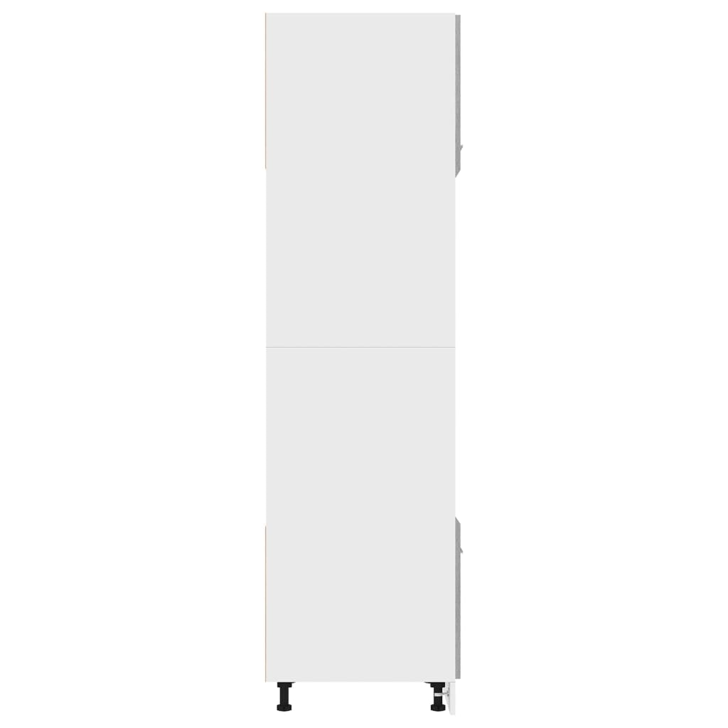 Armadio Microonde “Lyon” Grigio Sonoma 60x57x207 cm - homemem39