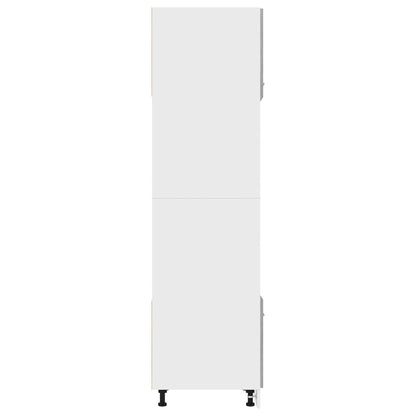 Armadio Microonde “Lyon” Grigio Sonoma 60x57x207 cm - homemem39
