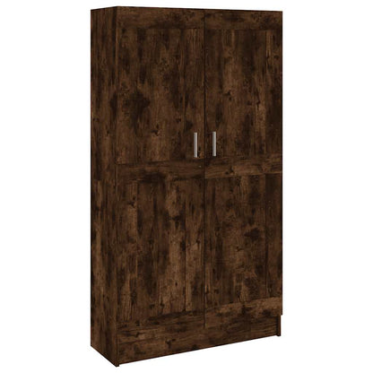 Libreria Rovere Fumo 82,5x30,5x150 cm in Legno Multistrato | homemem39