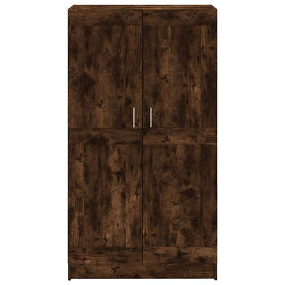 Libreria Rovere Fumo 82,5x30,5x150 cm in Legno Multistrato | homemem39