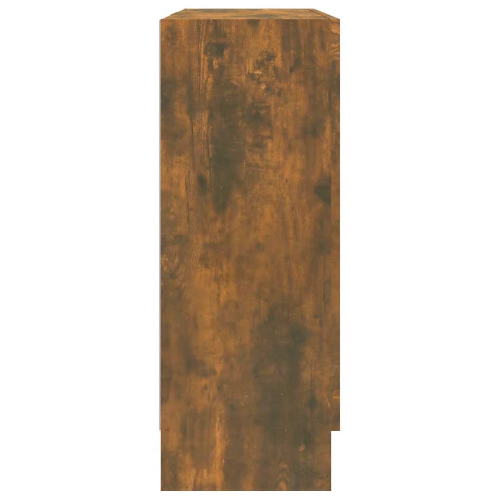 Mobile Vetrina Rovere Fumo 82,5x30,5x80 cm Legno Multistrato | homemem39