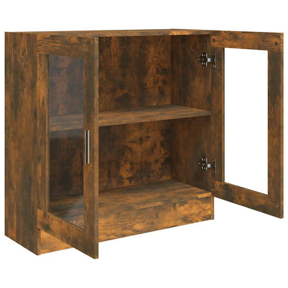 Mobile Vetrina Rovere Fumo 82,5x30,5x80 cm Legno Multistrato | homemem39