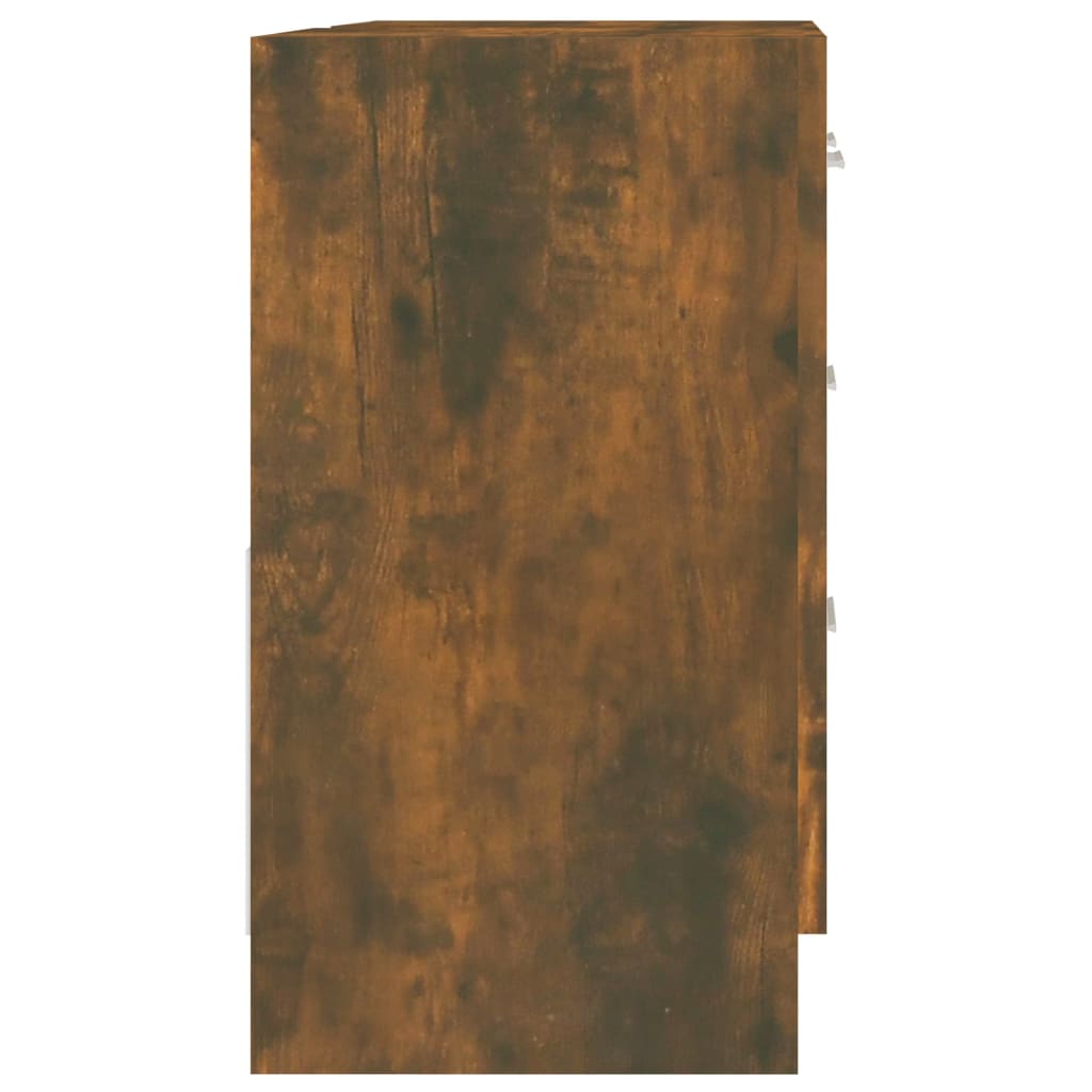 Mobile Lavabo Rovere Fumo 63x30x54 cm in Legno Multistrato | homemem39