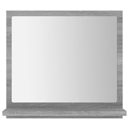 Specchio da Bagno Grigio Sonoma 40x10,5x37 cm Legno Multistrato | homemem39