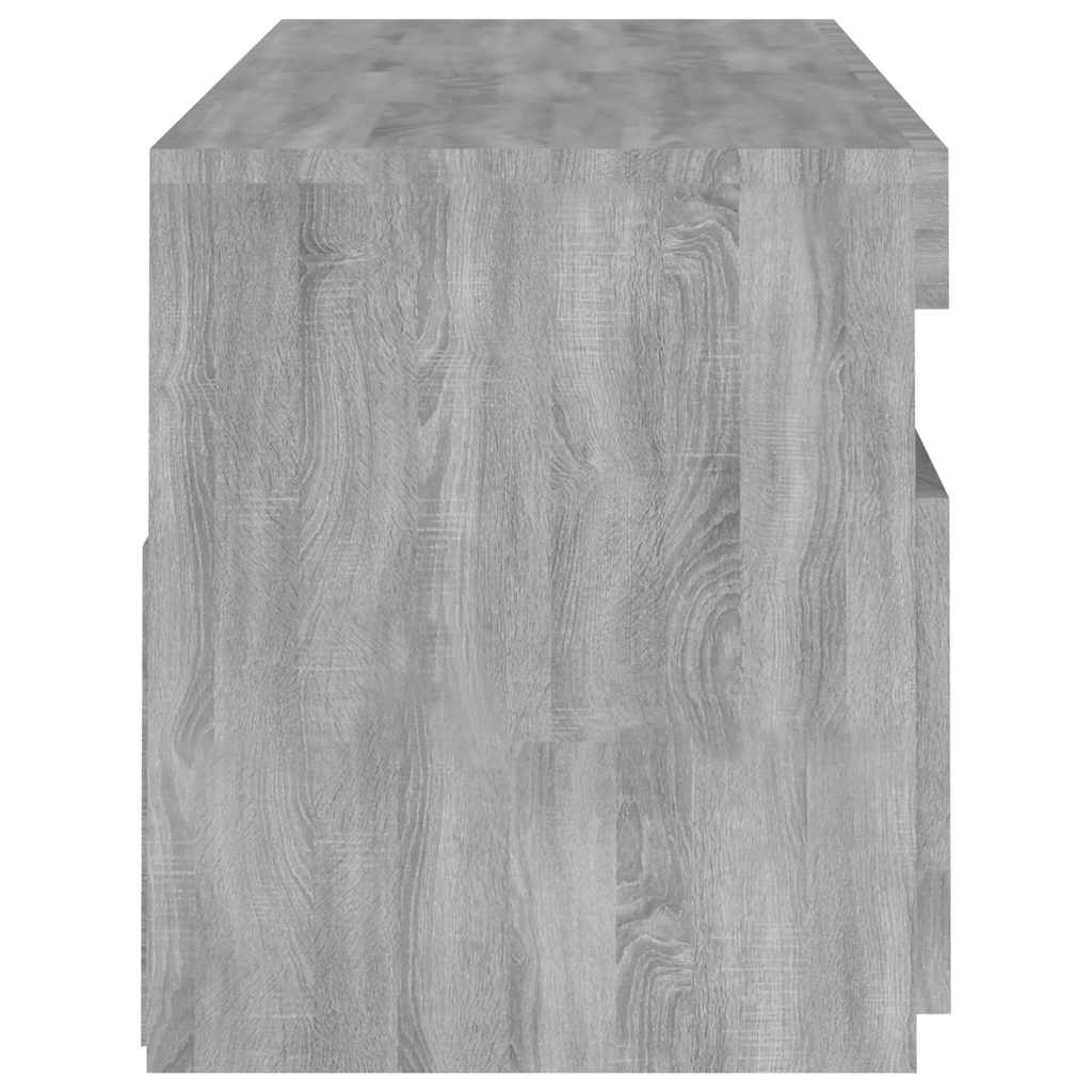 Mobile Porta TV con Luci LED Grigio Sonoma 120x35x40 cmcm