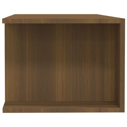 Mobile Porta TV con Luci LED Rovere Marrone 135x39x30 cm - homemem39