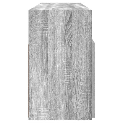 Mobile Porta TV con Luci LED Grigio Sonoma 120x30x50 cm - homemem39