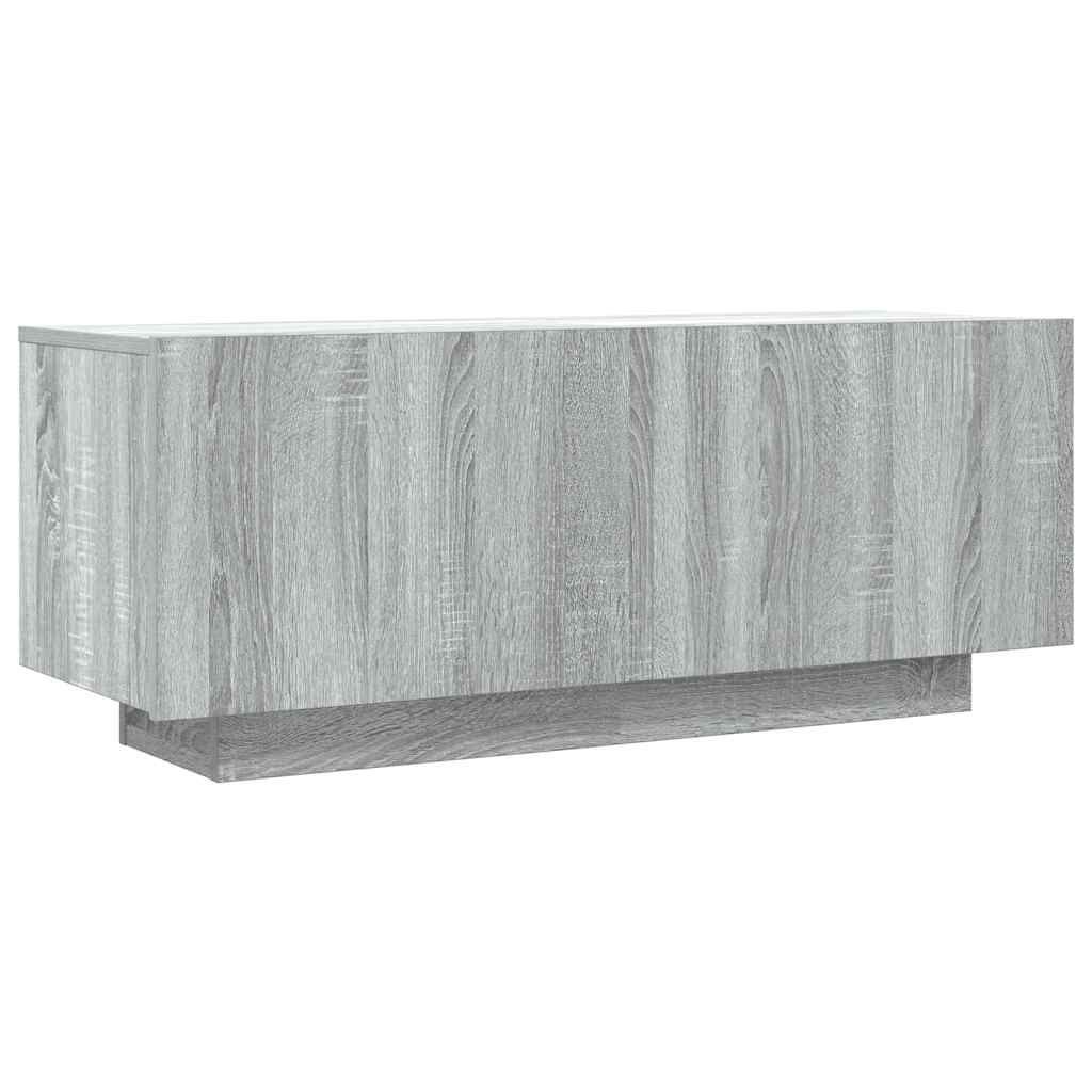 Mobile TV Grigio Sonoma 100x35x40 cm in Legno Multistrato - homemem39