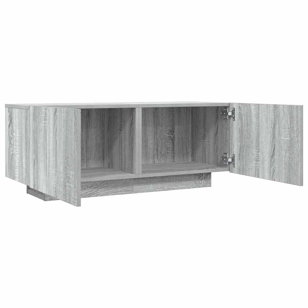 Mobile TV Grigio Sonoma 100x35x40 cm in Legno Multistrato - homemem39