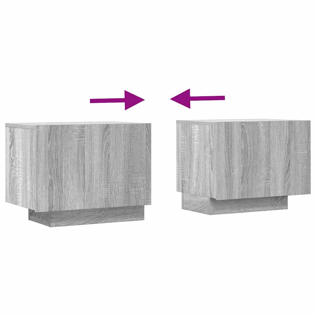 Mobile TV Grigio Sonoma 100x35x40 cm in Legno Multistrato - homemem39