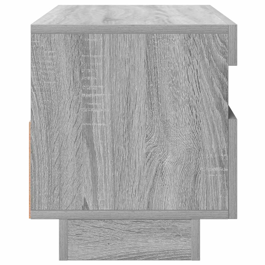 Mobile Porta TV con Luci LED Grigio Sonoma 80x35x40 cm