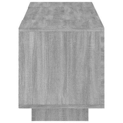 Mobile Porta TV con Luci LED Grigio Sonoma 160x35x40 cm - homemem39