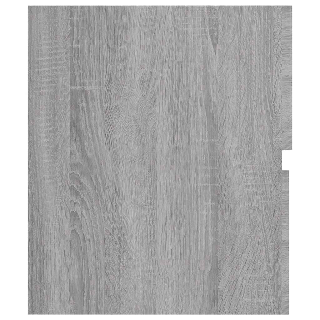 Set Mobili da Bagno 2 pz Grigio Sonoma in Legno Multistrato | homemem39
