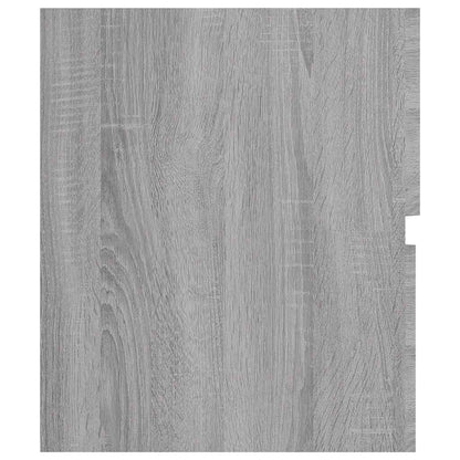 Set Mobili da Bagno 2 pz Grigio Sonoma in Legno Multistrato | homemem39