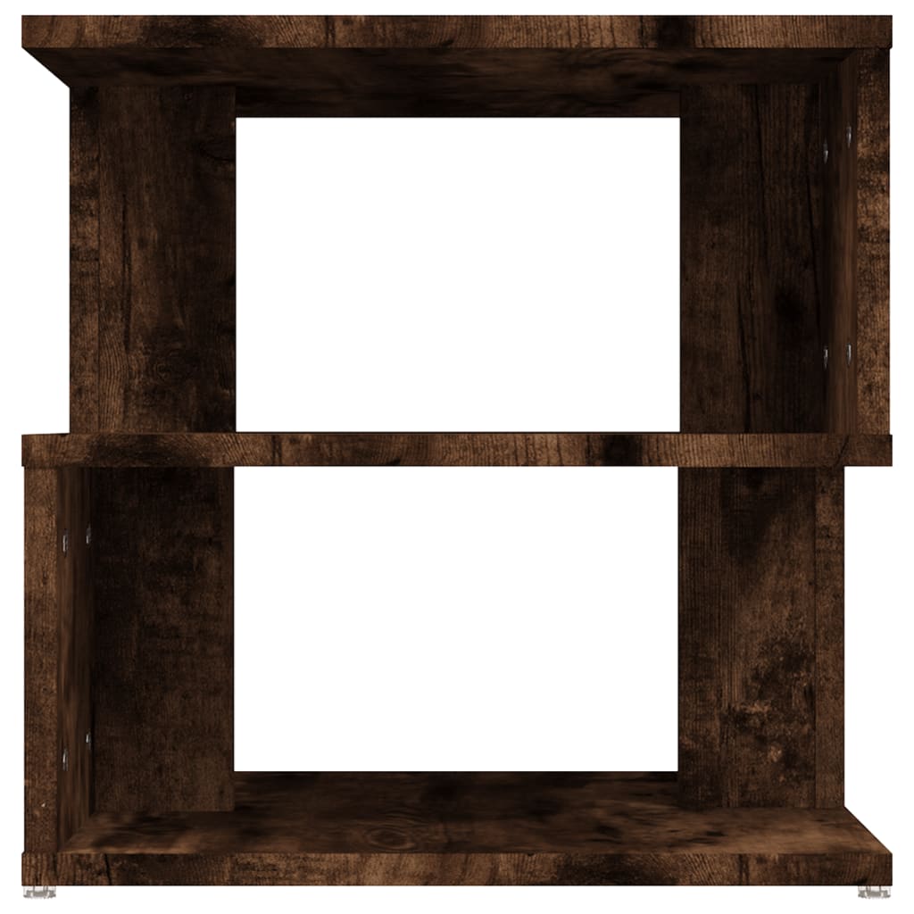 Tavolino da Salotto Rovere Fumo 40x40x40cm in Legno Multistrato - homemem39