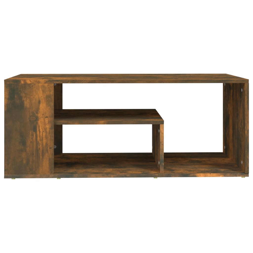 Tavolino da Salotto Rovere Fumo 100x50x40 cm Legno Multistrato | homemem39