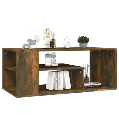 Tavolino da Salotto Rovere Fumo 100x50x40 cm Legno Multistrato | homemem39