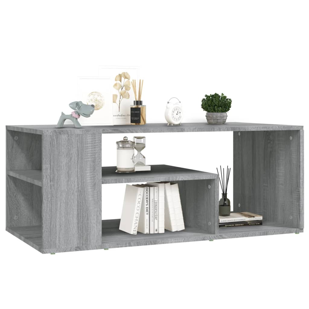 Tavolino da Salotto grigio sonoma 100x50x40cm Legno Multistrato | homemem39
