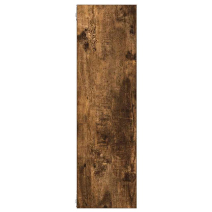 Mensola a Muro Rovere Fumo 75x16x55 cm in Legno Multistrato | homemem39