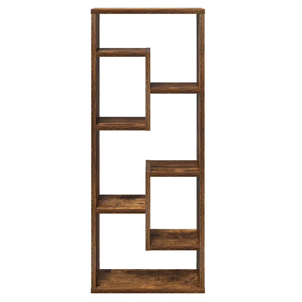 Mensola a Muro Rovere Fumo 36x16x90 cm in Legno Multistrato | homemem39