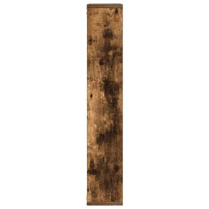 Mensola a Muro Rovere Fumo 36x16x90 cm in Legno Multistrato | homemem39