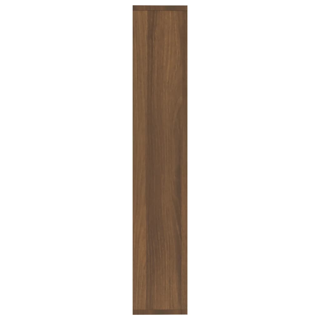 Mensola a Muro Rovere Marrone 36x16x90 cm in Legno Multistrato | homemem39