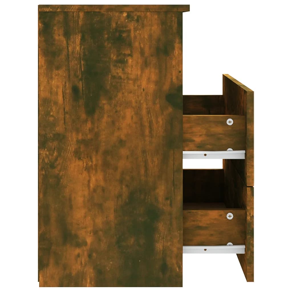 Comodino Rovere Fumo 50x32x60 cm - homemem39