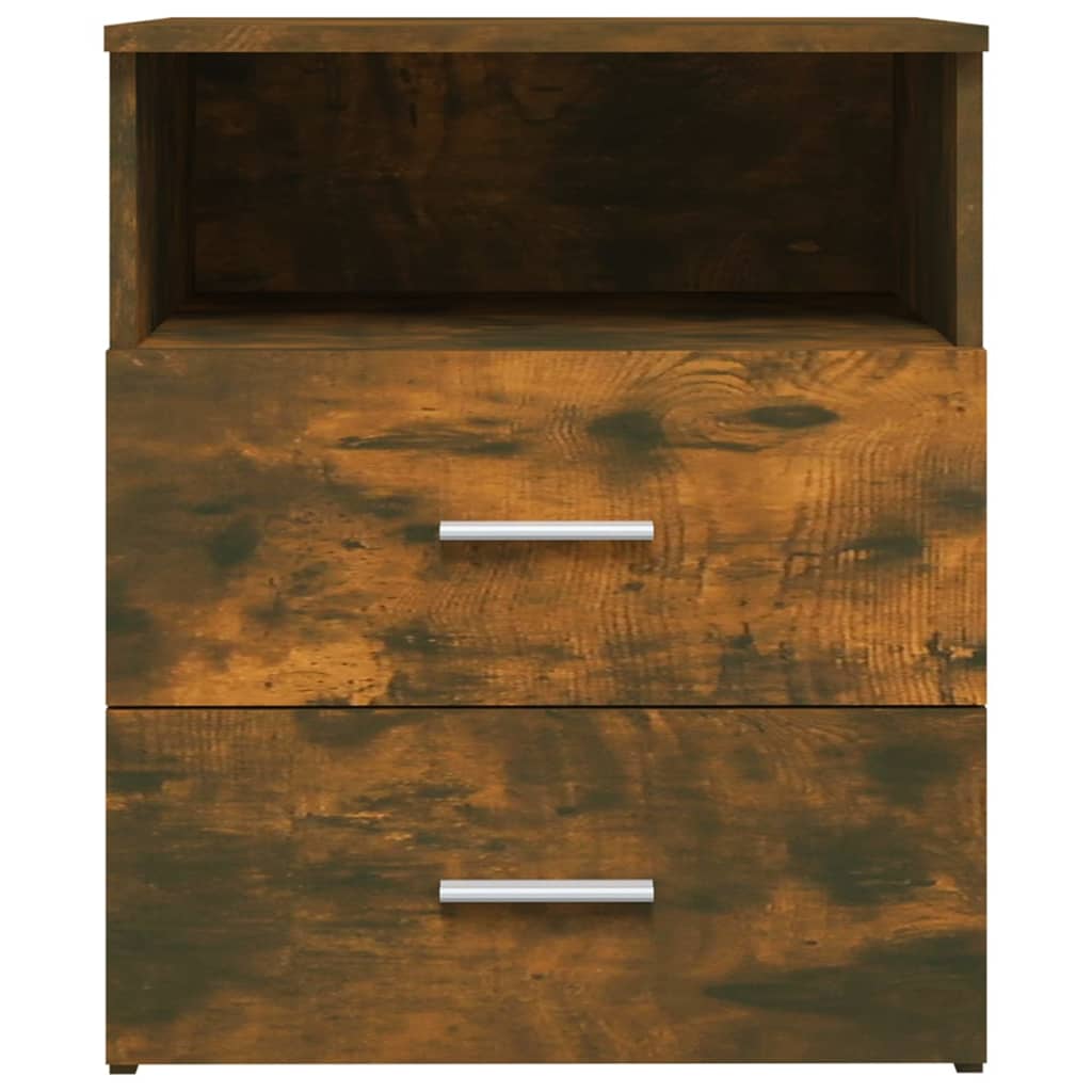 Comodini 2 pz Rovere Fumo 50x32x60 cm - homemem39