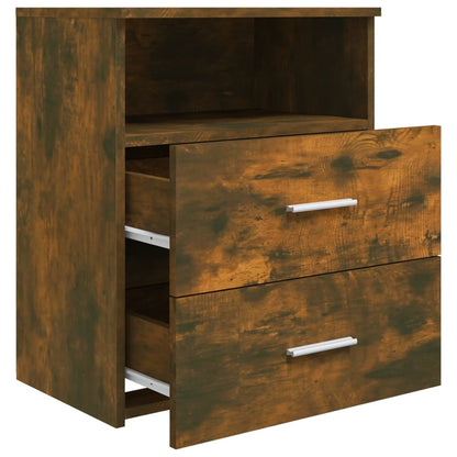 Comodini 2 pz Rovere Fumo 50x32x60 cm - homemem39