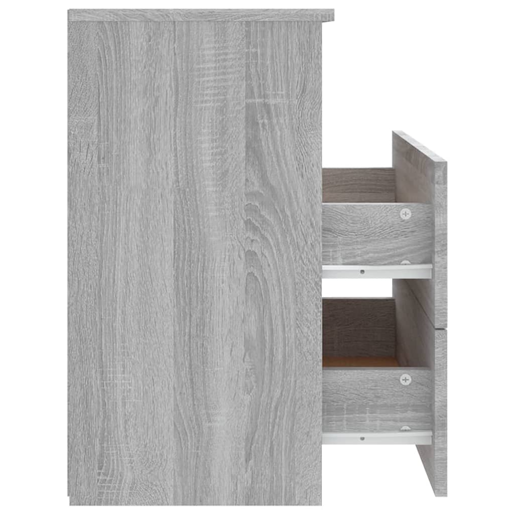 Comodini 2 pz Grigio Sonoma 50x32x60 cm - homemem39