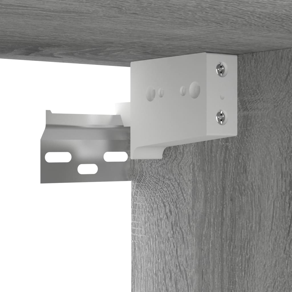 Mobile TV Pensile Grigio Sonoma 60x30x30cm in Legno Multistrato - homemem39