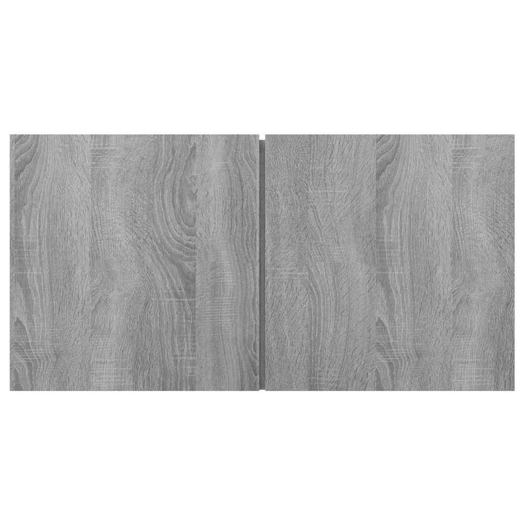 Mobili TV Pensili Grigio Sonoma 3 pz 60x30x30 Legno Multistrato - homemem39