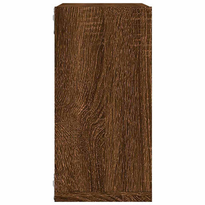 Mensole a Cubo 4 pz Rovere Marrone 30x15x30 cm | homemem39
