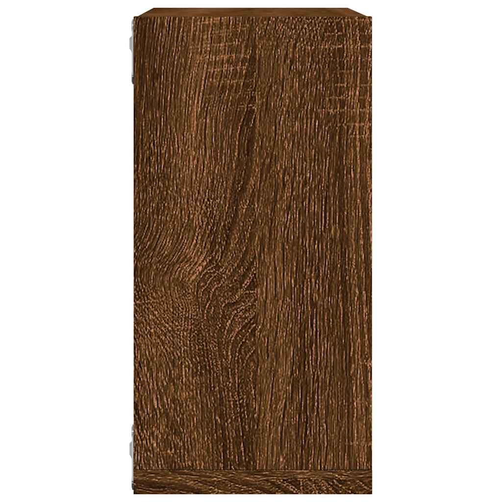 Mensole a Cubo 6 pz Rovere Marrone 30x15x30 cm | homemem39