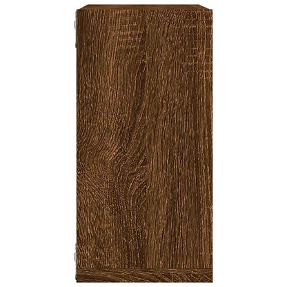 Mensole a Cubo 6 pz Rovere Marrone 30x15x30 cm | homemem39