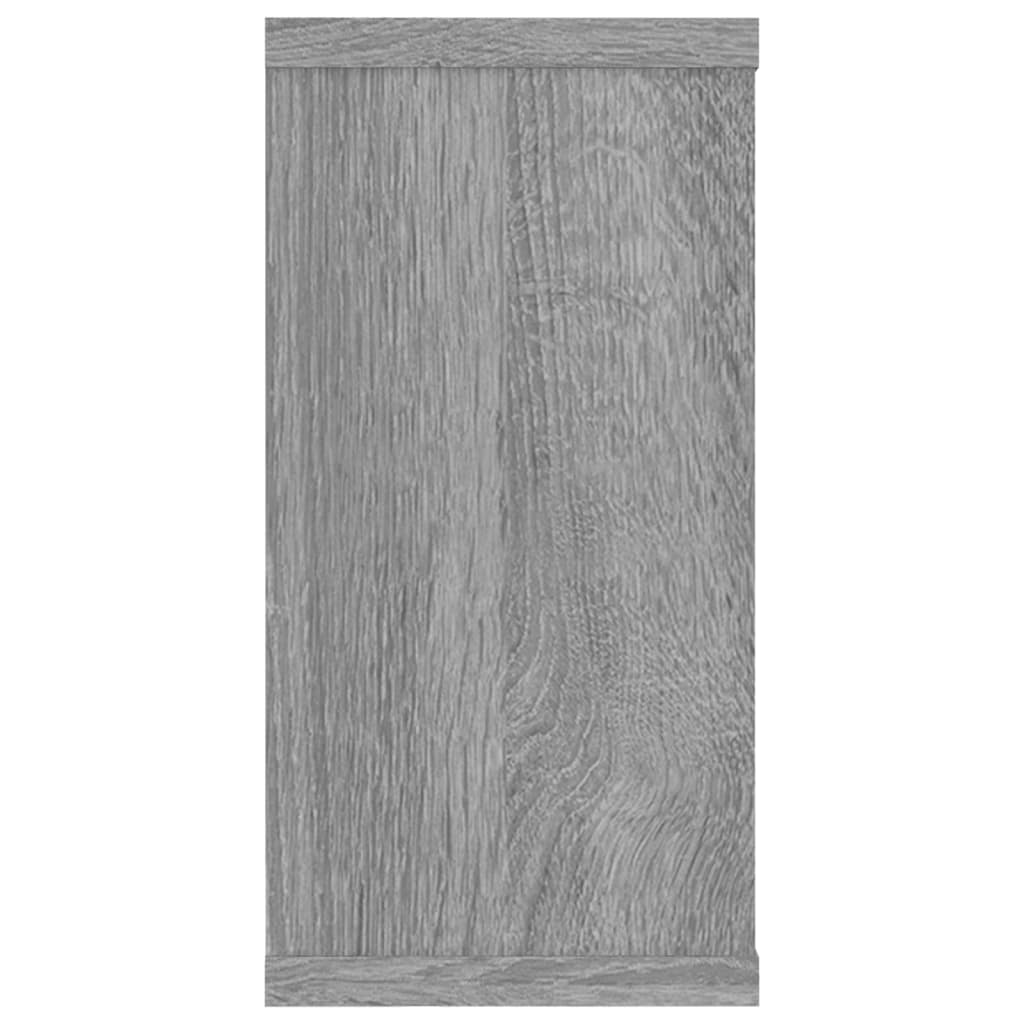 Mensole Cubo Muro 4pz Grigio Sonoma 100x15x30 Legno Multistrato | homemem39